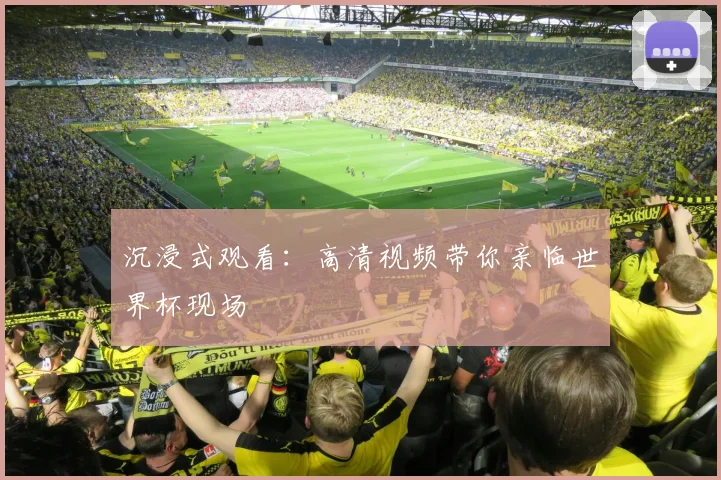 沉浸式观看：高清视频带你亲临世界杯现场